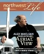 Northwest Life cover featuring aerial photographer Alex MacLean