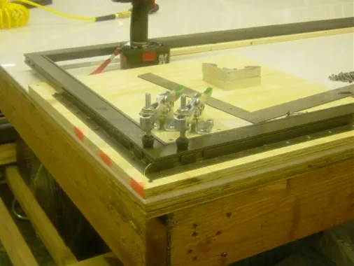 Step 13: Secure this corner into your jig and follow exactly the same drilling and screwing procedure used on the first