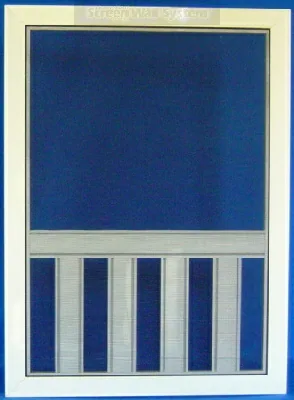 Standard screen installation shown in a Screen Wall System frame