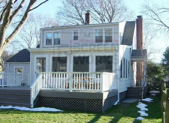 A screened porch with winterization dead lite inserts fitted