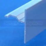 Section profile of the "r" channel extrusion